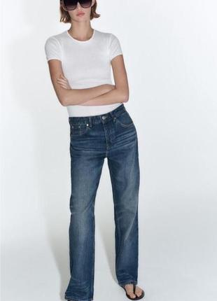 Zara джинсы 36 на 38 средняя посадка