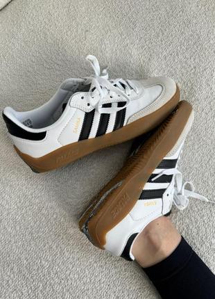 Кросівки palace x adidas puig samba black/white