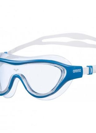 Окуляри для плавання arena the one mask прозорий, блакитний, білий уні osfm (003148-101)