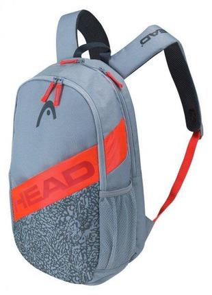 Рюкзак head elite backpack gror 2022 серый оранжевый (283-662 gror)