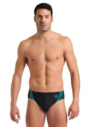 Плавки arena swim briefs graphic черный 80 (005536-580 80)