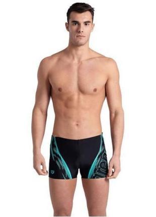 Плавки arena swim short graphic черный 80 (005535-580 80)