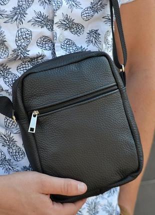 Качественная мужская сумка из натуральной кожи, сумка мессенджер, кожаная борсетка, сумка через плечо