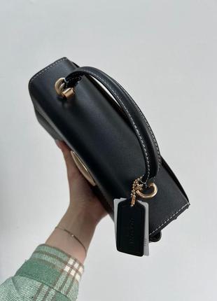 🔥классическая кожаная женская сумочка от coach🔥6 фото