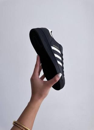 Чоловічі білі чорні кросівки кеди adidas negative blackbird snowbreaker blue cross country white black [36-44]7 фото