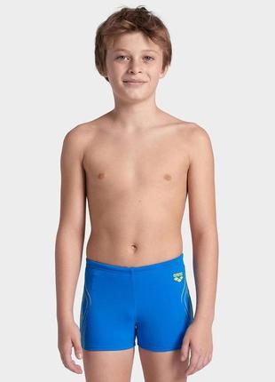 Детские плавки arena reflecting swim short голубой 116 см (007341-720 116)