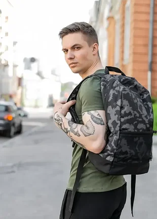 Рюкзак сірий камуфляж