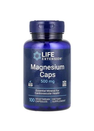 Магній life extension magnesium caps 100 cap