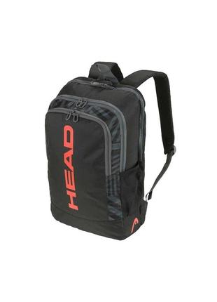 Рюкзак head base backpack 17l bkor черный оранжевый (261333)