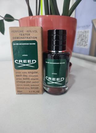 Парфуми стійкі,парфумована вода creed silver mountain water tester lux, унисекс,60 мл