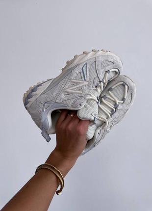 Жіночі бежеві кросівки кеди nb new balance 610 white cream grey [36-44]4 фото