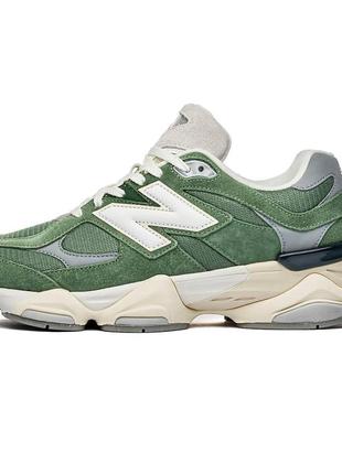 Кроссовки new balance 9060 white green1 фото