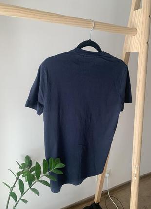 Темно синяя футболка calvin klein, новая, оригинал размер s6 фото