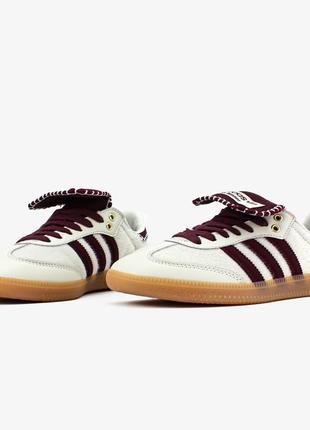 Кросівки adidas samba pony tonal wales bonner "cream white"