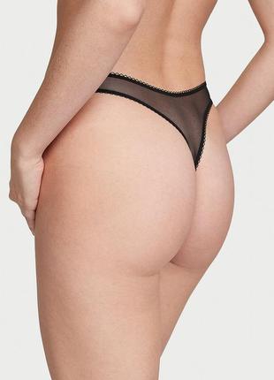 Прозрачный комплект белья victoria's secret виктория сикрет оригинал5 фото