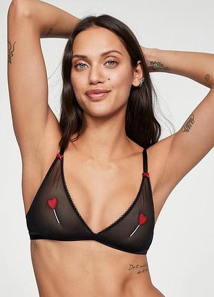Прозрачный комплект белья victoria's secret виктория сикрет оригинал2 фото