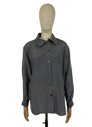 Женская шелковая рубашка jean paul gaultier размер 46