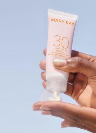 Минеральный солнцезащитный крем spf 30 mary kay, 48г