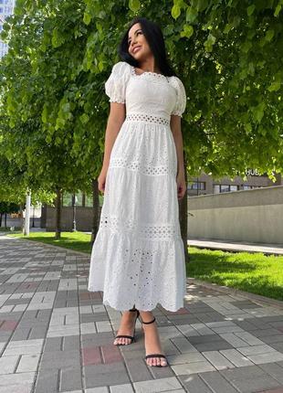Кардиган сарафан белый платье