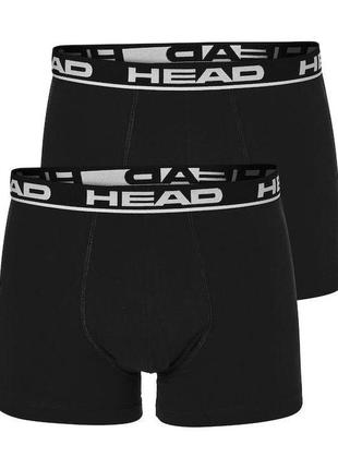 Трусы-боксеры head basic boxer 2p черный xl (701202741-005 xl)