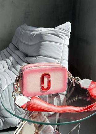 Жіноча сумка logo pink марк джейкобс рожева 5667
