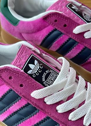 Кросівки gucci x adidas gazelle pink 36 фото