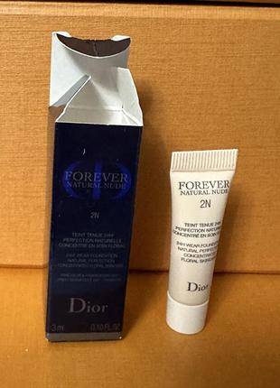 Тональная основа для лица diorskin forever natural nude