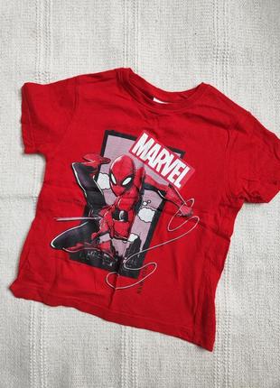 Футболка marvel размер 3-4р 98 104см спайдер мен
