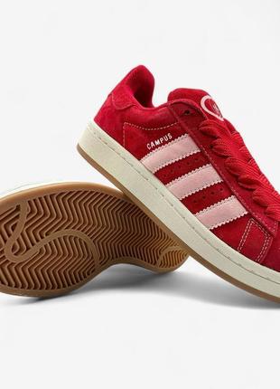 Adidas campus 00s better scarlet clear pink5 фото