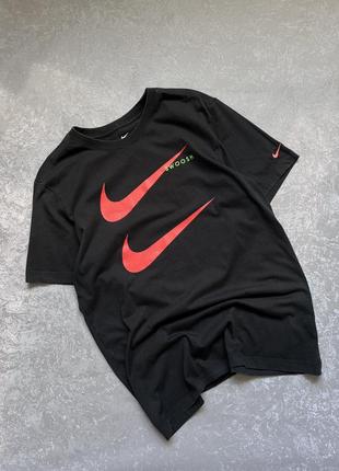 Футболка nike double swoosh