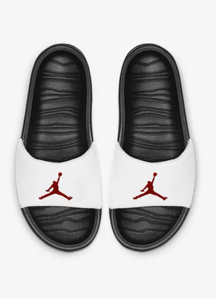 Мужские тапочки jordan break slide white (ar6374-016)