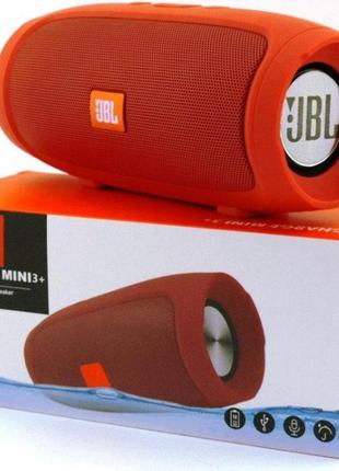 Портативная блютуз колонка jbl charge 3 mini колонка с usb,sd,fm красная