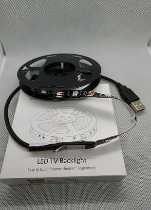 Led tv backlight ambient light bluetooth 5v rgb 5050 1метр