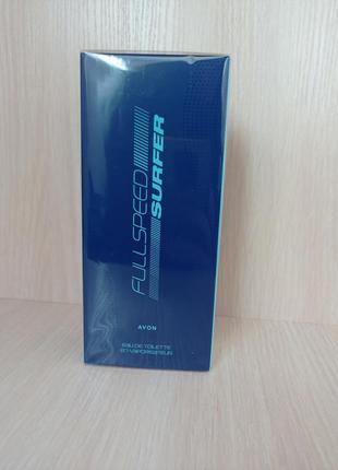 Туалетна вода  avon full speed surfer для нього 75 ml