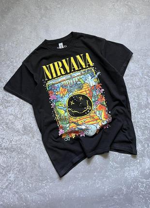 Футболка мерч nirvana