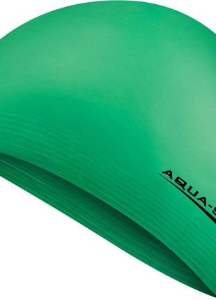 Шапка для плавания aqua speed soft latex 5730 зеленая (5908217657305)