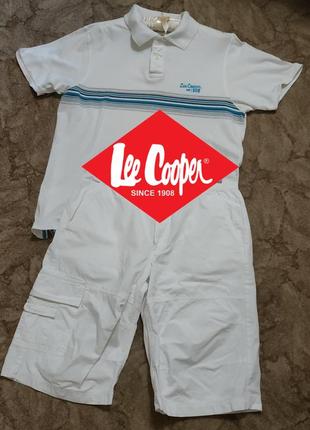 Lee cooper, поло (p, l) + шорти (p, 34) бавовна 100%