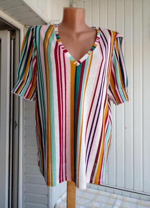 Трикотажна блуза великого розміру батал2 фото