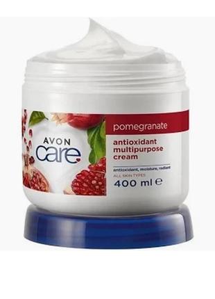 Мультифункциональный крем для лица рук и тела с экстрактом граната avon care 400 мл