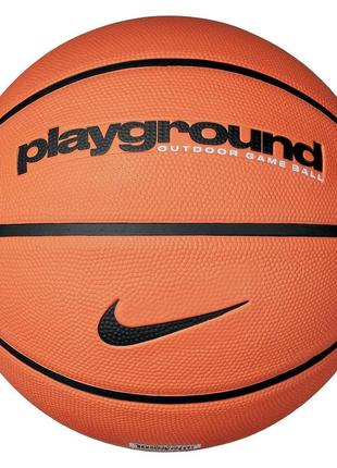 Мяч баскетбольный nike everyday playground 8p deflated size 5 amber / black (n.100.4498.814.05)