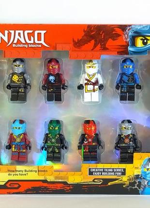 Набор мини-фигурок лего ниндзяго/ninjago 12-шт.