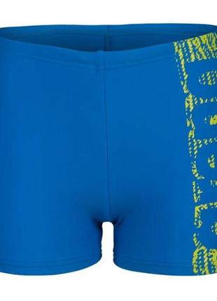 Детские плавки arena shaking swim short голубой 128 см (007344-800 128)