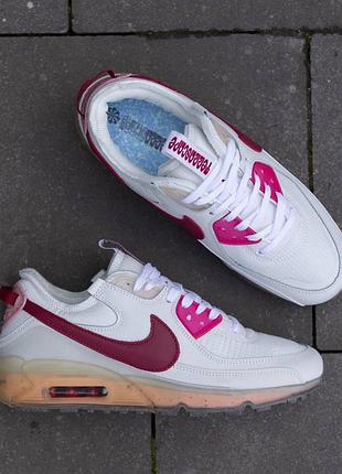 Р.42,44  кроссовки nike air max 90 terrascape white red nk149