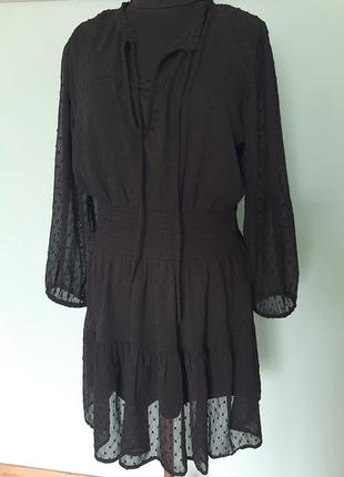 Чорна сукня stradivarius