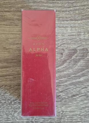 Alpha avon парфюмированная вода новая упакована в коробке и слюде