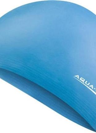 Шапка для плавання aqua speed soft latex 5727 (122-04) синій уні (5908217657275)