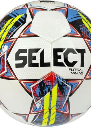 М'яч футзальний select futsal mimas (fifa basic) v22 білий/жовтий уни 4 (105343-365-4)