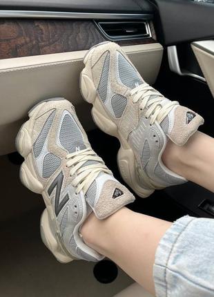 Женские кроссовки new balance 9060 lunar new year grey