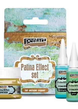 Набір матеріалів pentart patina effect set (34115)1 фото