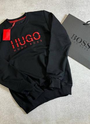 Женский свитшот hugo boss черный